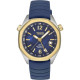 Reloj Tous Now GMT automatico acero y chapado esfera azul 42mm de diametro de caja cristal zafiro 100m  correa cauc - 3000133900